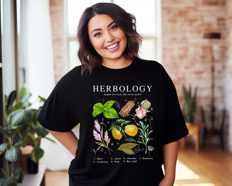 Herbology with fruit and herbs (Unisex t-shirt)