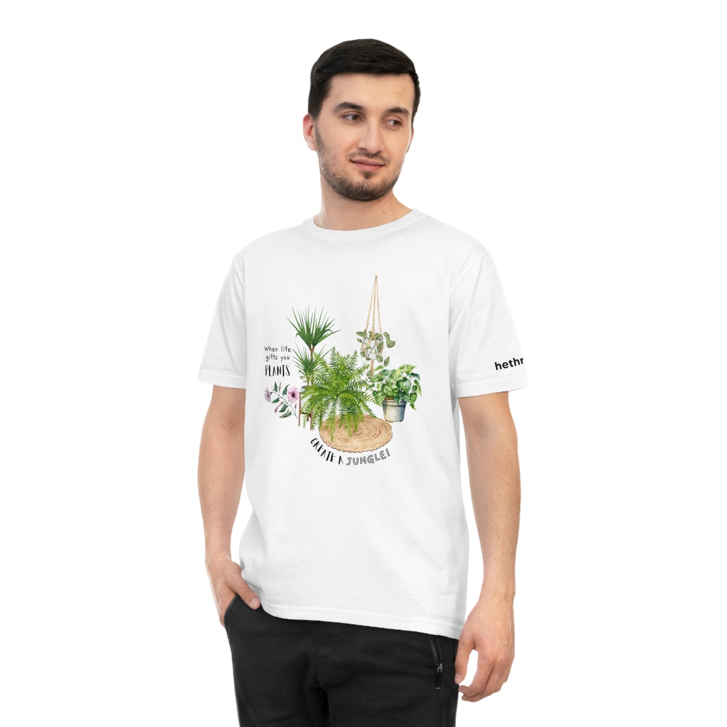 When life gives you plants, create a jungle! (Unisex t-shirt)
