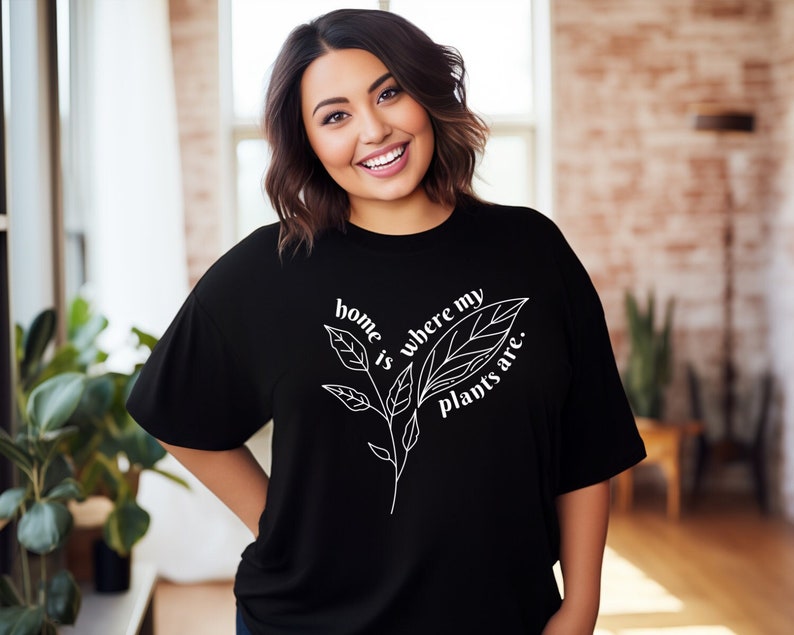 Home is where my plants are (Unisex t-shirt)