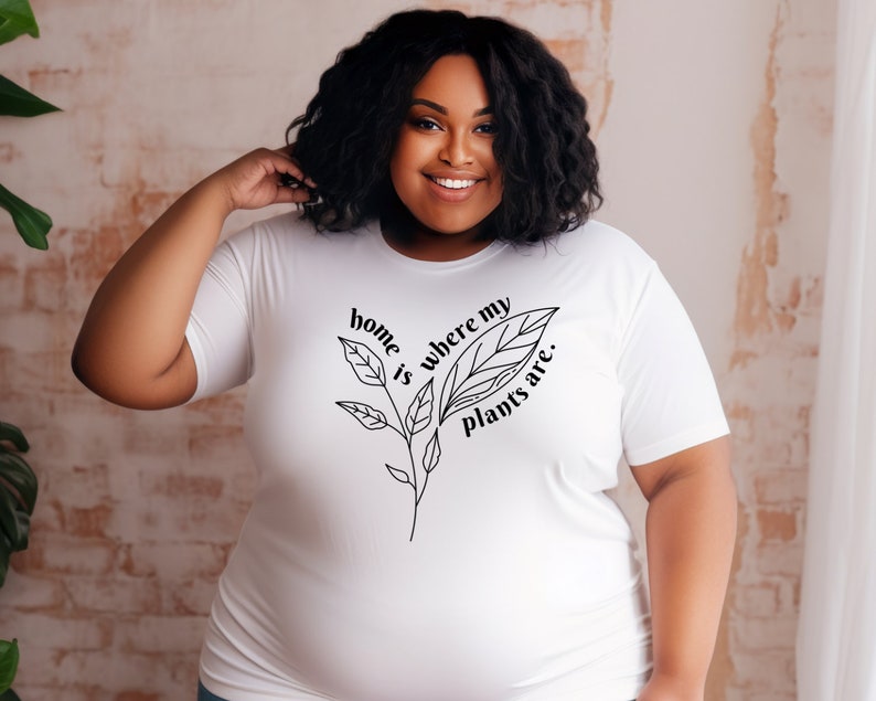 Home is where my plants are (Unisex t-shirt)