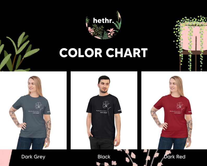 When life gives you plants, create a jungle! (Unisex t-shirt)