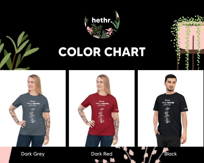Bloom where you're planted (Unisex t-shirt)