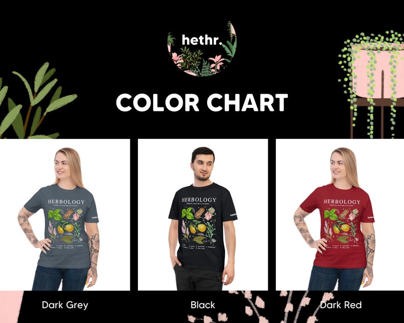 Herbology with fruit and herbs (Unisex t-shirt)