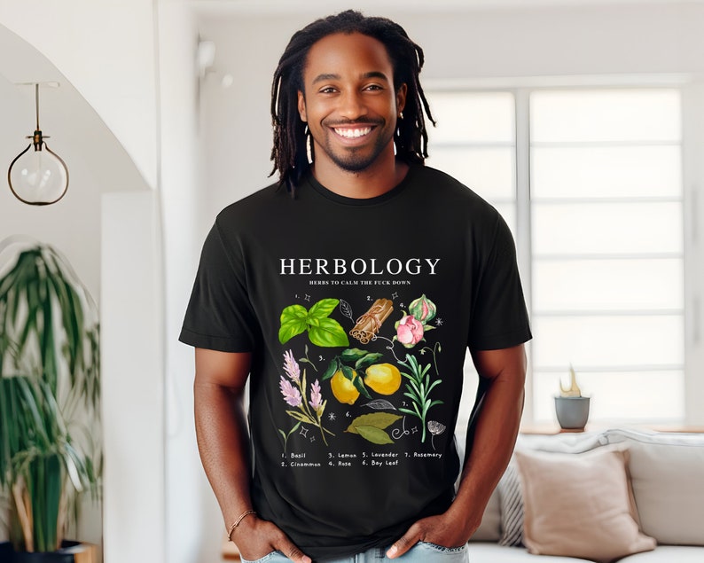 Herbology with fruit and herbs (Unisex t-shirt)