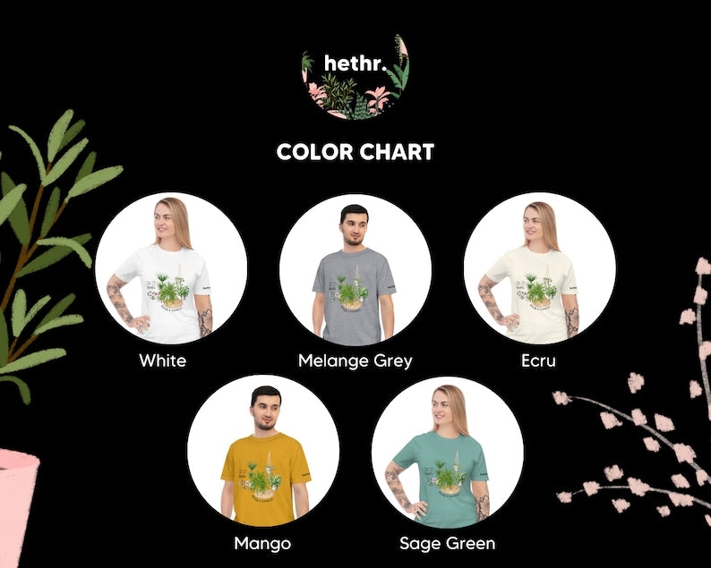 When life gives you plants, create a jungle! (Unisex t-shirt)