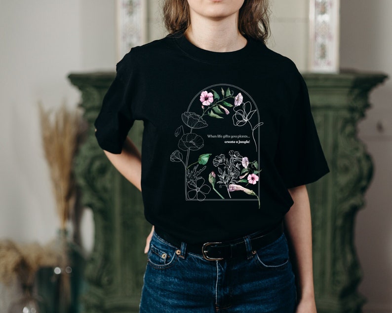 When life gives you plants, create a jungle! (Unisex t-shirt)