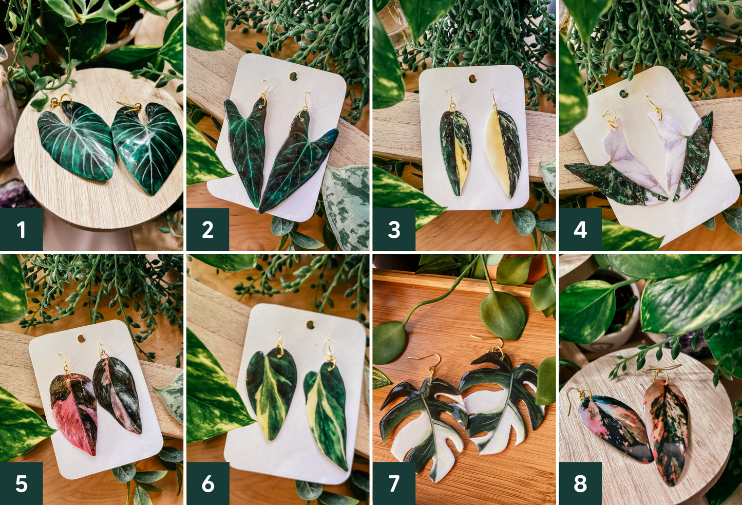 Houseplant Leaf Paper Clips