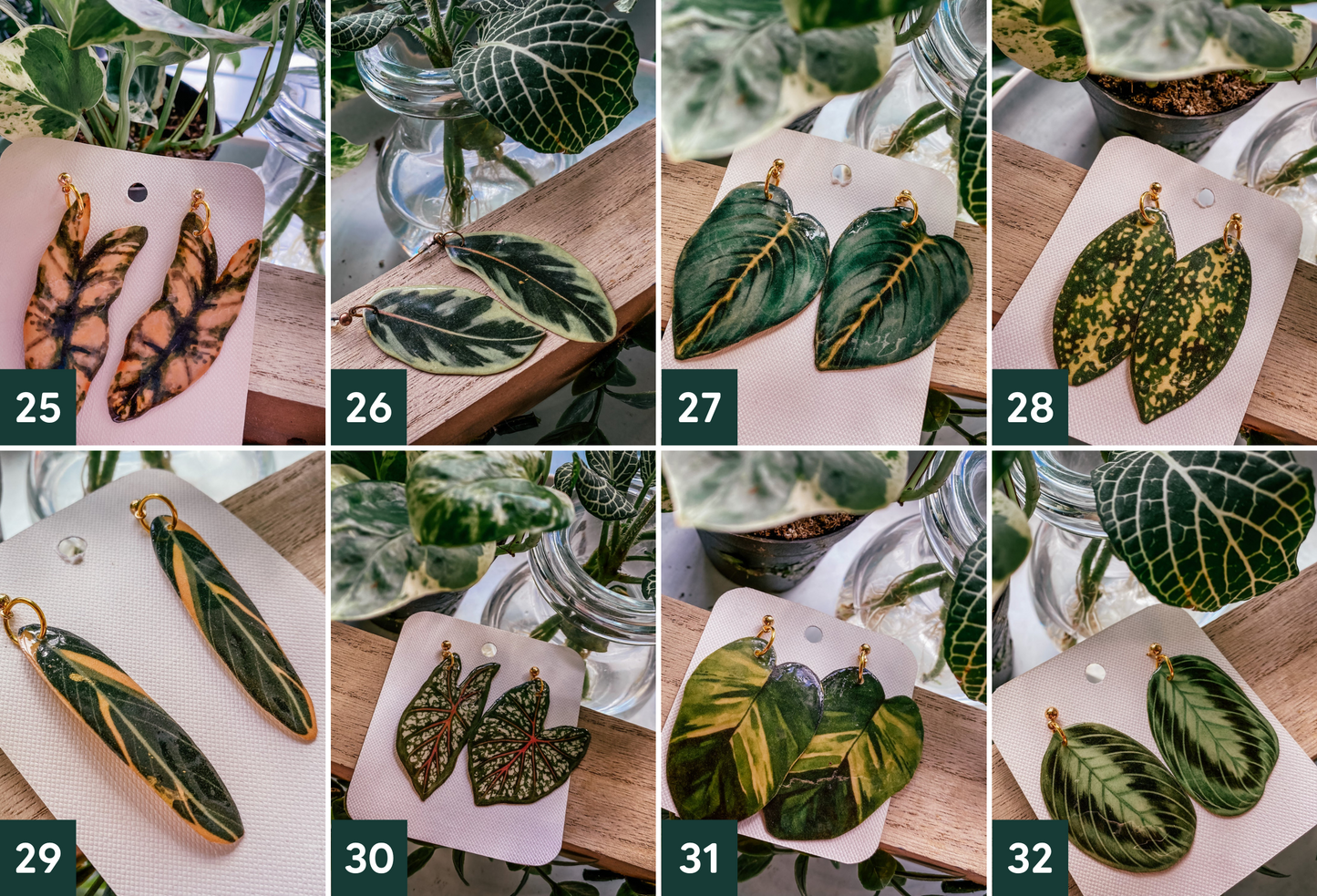 Houseplant Leaf Paper Clips