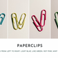 Houseplant Leaf Paper Clips
